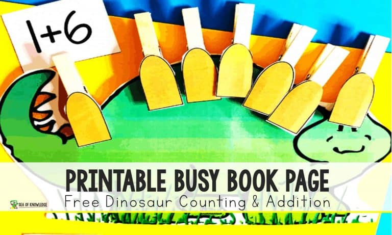 Hands-on Editable Dinosaur Busy Book Printables – Simple Setup!