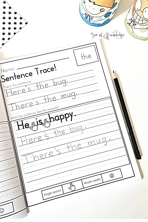 But after just two weeks using the Handwriting Sentence Practice ELL Reading Workbook, everything changed. 