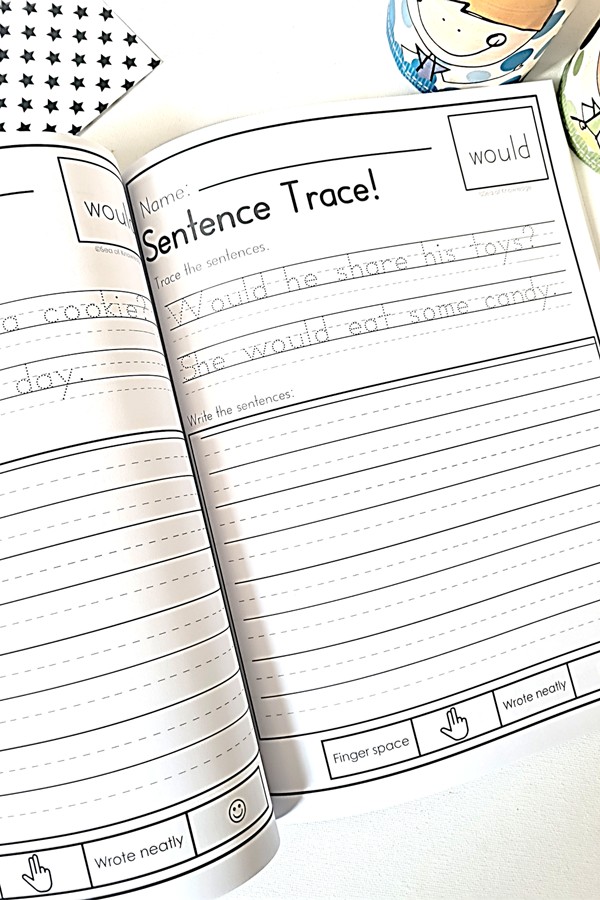 But after just two weeks using the Handwriting Sentence Practice ELL Reading Workbook, everything changed. 