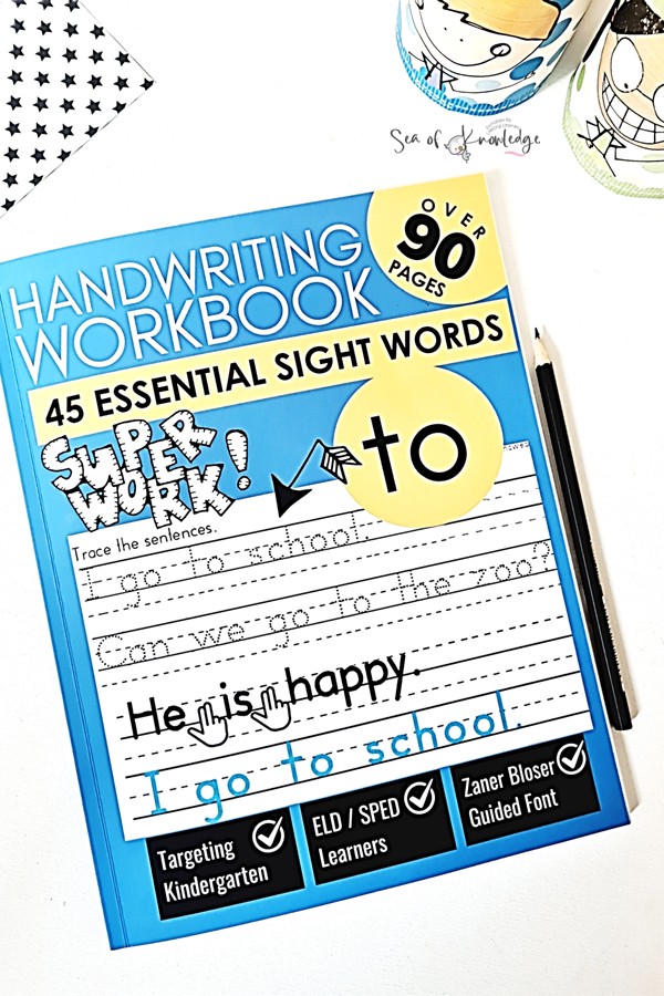 But after just two weeks using the Handwriting Sentence Practice ELL Reading Workbook, everything changed. 