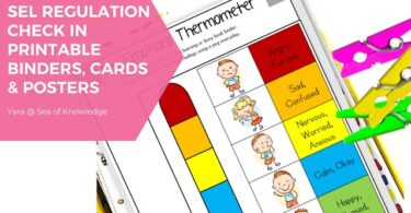 Use this Kids Emotion Chart Emotional Check-in printable for learners in preschool and kindergarten. Emotions Thermometer Check In Binder and Poster Options - Coping Tools Preschool are a great way to incorporate a feelings emotions check in chart and cards in your classroom or homeschool. 