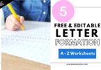 tracing letter a worksheet