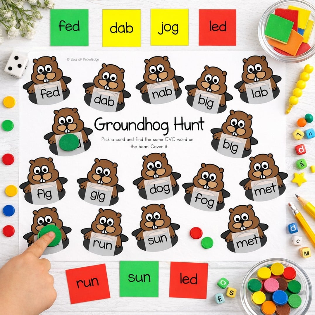 10 Brilliant Low Prep CVC Activity Sheets