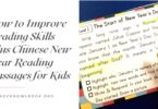 How to Improve Reading Skills Plus Chinese New Year Reading Passages for Kids