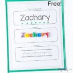 5 Free Name Tracing Sheet Downloads To Skyrocket Name Recognition Skills