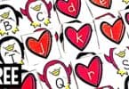 Valentine Penguins Alphabet Matching Cards