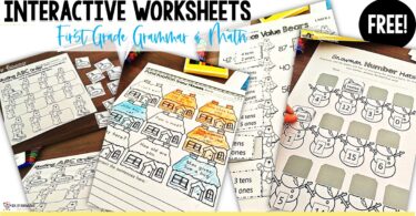 Printable Worksheets for First Grade