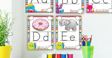 Looking for a new theme this year? I love this new Classroom Decor Bundle! These FREE Alphabet Posters for Classroom will be the perfect addition to your new classroom decor.