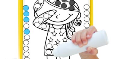 These fun and free printable patriotic coloring pages will engage young learners about memorial day and help them work on their fine motor skills as well! Dot pages are super easy to setup and great for little, busy hands.
