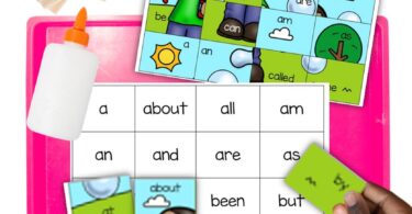 Kids will love these FREE bubble themed printable sight word activities for home puzzles, and cut and paste activities. Do you have students who need more sight word practice at home?