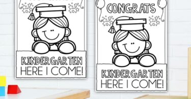 Fun (and editable) Graduation Coloring Pages Printables