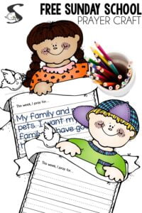 5 Easy Prayer Crafts for Preschoolers (I Can Pray Craft Printable FREE)