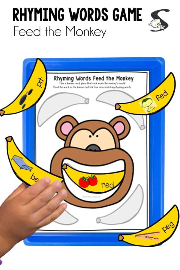 Kindergarten kids will LOVE this small groups rhyming activities cut and paste printable, rhyming Words Activity for Kindergarten. It's a great way to play rhyming games with word families and build phonemic awareness all at the same time!