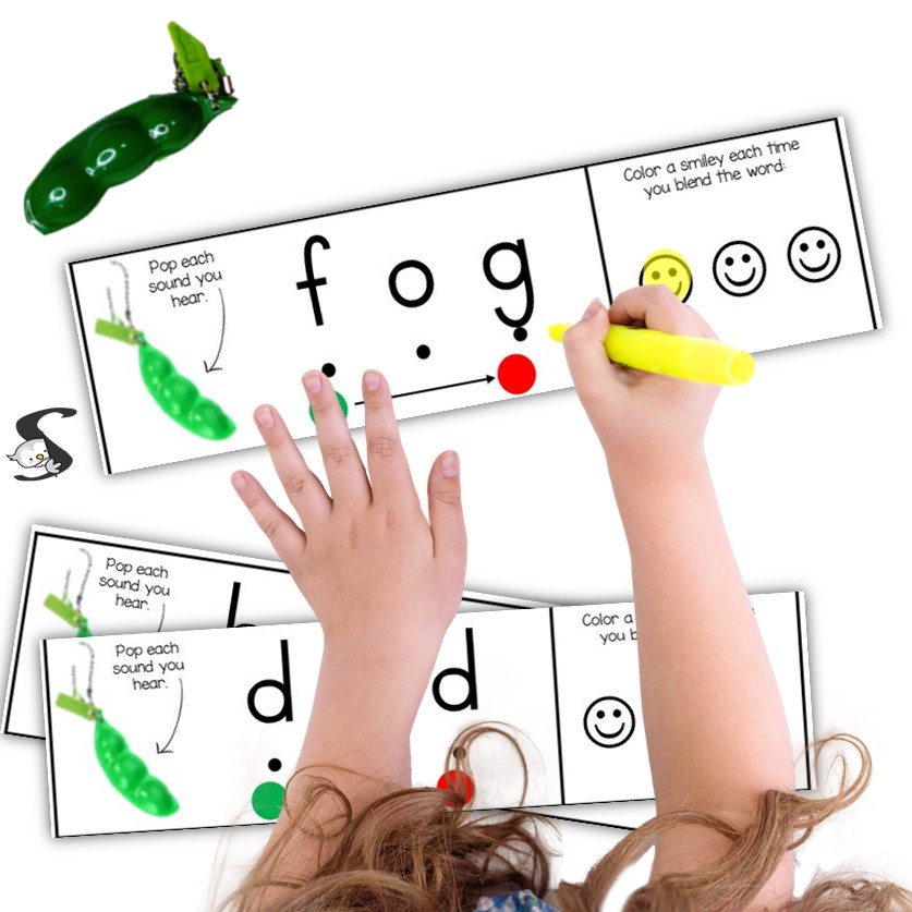 Kids love learning their CVC words with these CVC blending flashcards. Have you heard of the science of reading? Teaching phonics has never been easier with these CVC blending flashcards-teach reading.