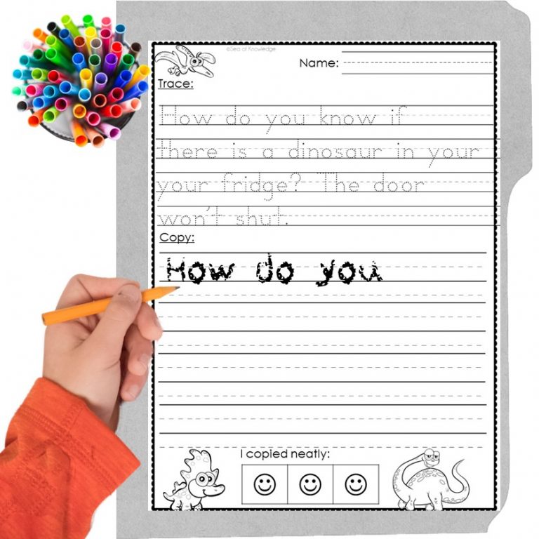 Kids normally need some form of Handwriting practice as they get to first and second grade. These super fun handwriting practice paragraph pages about high interest jokes for kids are the perfect addition to any classroom when trying to get kids working on their handwriting skills.