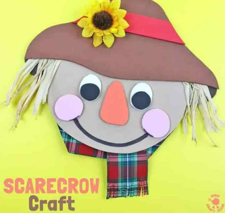 foam scarecrow craft