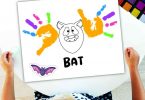 These Halloween themed bat handprint and ghost handprint templates would make for a great arts and crafts activity during that Halloween week in school or at home.