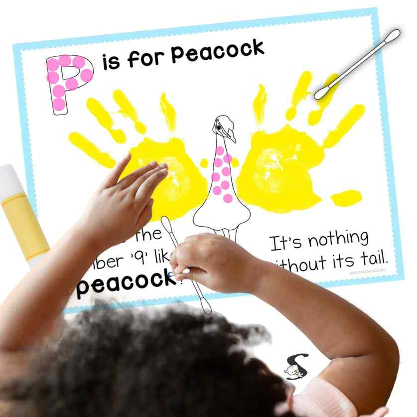 These letter P handprint activities are perfect for when you are needing some letter P printables for your letter of the week program. 