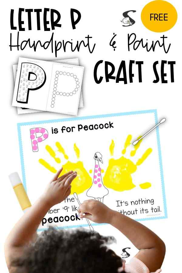 These letter P handprint activities are perfect for when you are needing some letter P printables for your letter of the week program. 
