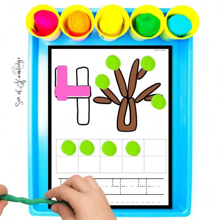 Kids will LOVE these printable free playdough number mats. Have you picked up all of our free play dough mats from the post below? Fine motor activities are absolutely essential for kids.
