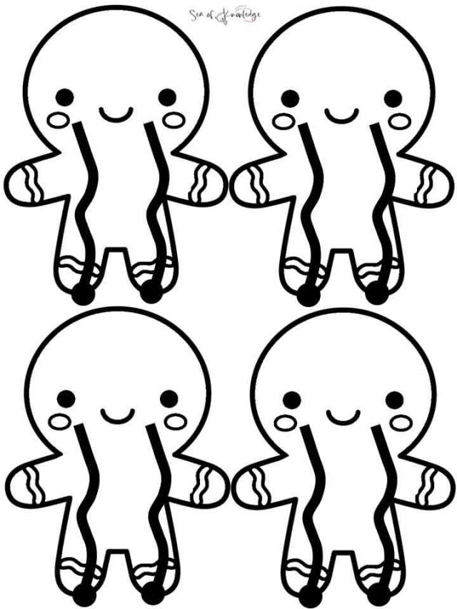 Cutting Strips by Line Progression Gingerbread Theme