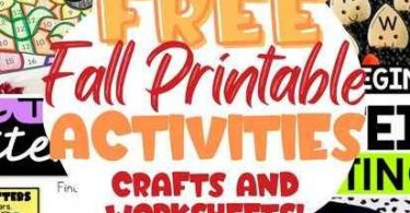 Looking for the ultimate printable worksheets of free fall activities this year? This bundle here includes over 750+ pages of FREE resources for back to school season.