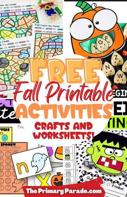 Looking for the ultimate printable worksheets of free fall activities this year? This bundle here includes over 750+ pages of FREE resources for back to school season. 
