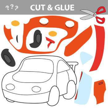 Cut and glue scissor skills free