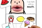 Toddlers and preschoolers will love these ready made and self correcting 5 senses printable and online games. They include relevant 5 senses words that kids can relate to and imitate. These five senses matching game slides are perfect for kids who are learning all about their senses and need a visual guide. 