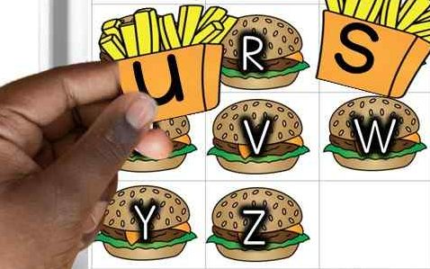 How about using this fun, hands-on Alphabet Upper and Lowercase Printable in an interactive way to help engage and motivate the kids to learn their letters! 