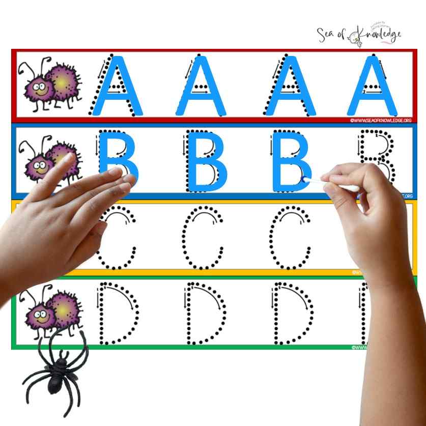 Your kids will be tricked into LOVING Literacy with our spooky Halloween Alphabet Activities. Use these in literacy centers, early intervention small groups, when teach letter formation and more. These Halloween activities make Teaching Literacy a TREAT!