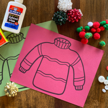 Get ready for a holiday fashion disaster—because the ugly sweater possibilities are endless! Create your own Ugly Christmas Sweater art in three sizes: large, medium, and small.