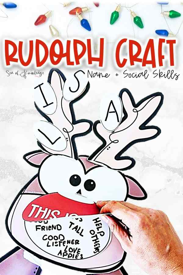This Rudolph the Red Nosed Reindeer Craft is fun to make and super easy, it can also be differentiated well. It's important kids truly know how essential it is to cherish the qualities they have. 