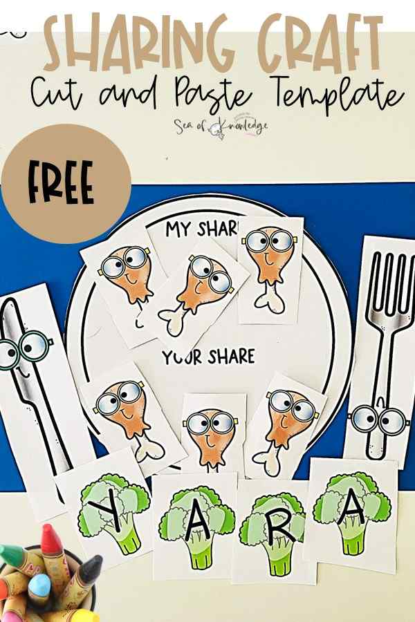 Looking for sharing activities for kids? This activity is great for younger children and the best way to help kids role play and learn how to share items. This printable is perfect for the month of November.
