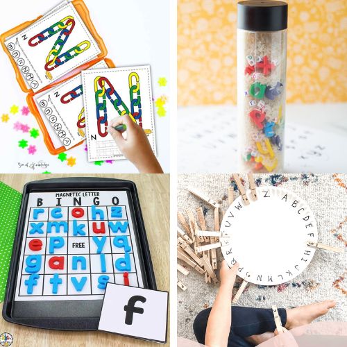 Need some new and fun ways to teach the alphabet to toddlers and children who are new to learning their letters? This post will outline some simple and fun low prep games you can incorporate into your daily planning if you teach toddlers and preschoolers. 