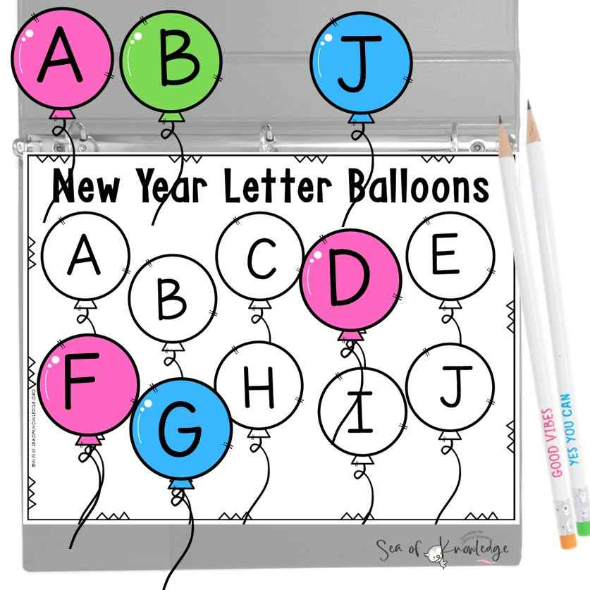 Looking for some fun new year printable busy book pages? These activity pages are a great way to work on fine motor skills. Grab your printable pages as a digital download at the end of this post!