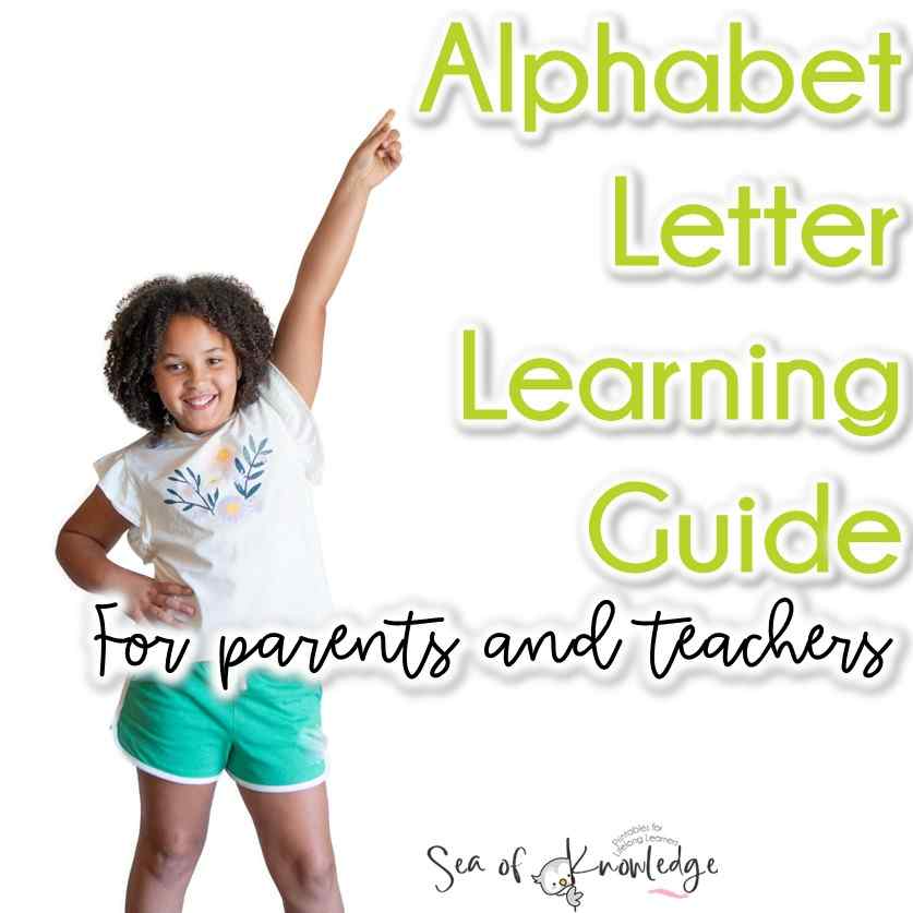 When should a child recognise letters of the alphabet
