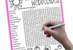 Teaching words related to Groundhog day with this Groundhog day word search is so much fun. Students will learn February words and vocabulary, writing and spelling these words too.
