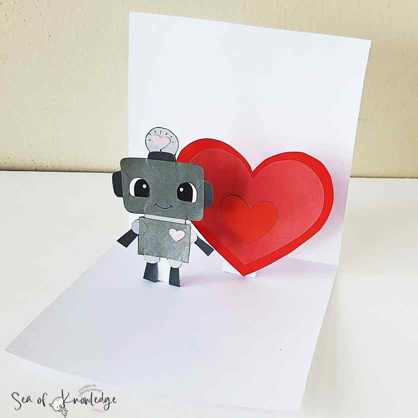 Preschool kids will love these craft robot template printable is a hit. The best part about this Valentine paper craft pdf is that it's simple and easy to make following the steps I've outlined below. This robot craft preschool printable will be a great hit this February.