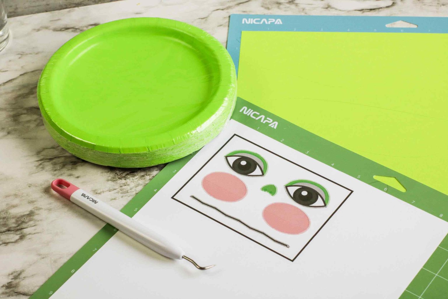 Grogger Paper Plate Grogu Craft Easy Paper Plate Template