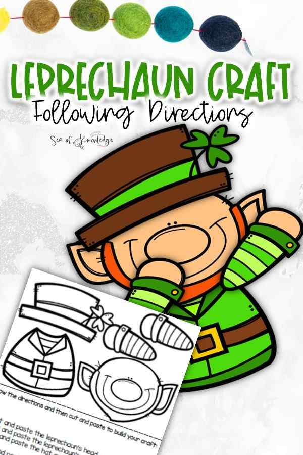 As a teacher, you know the importance of teaching your students to follow directions. This Leprechaun following directions craft is perfect for that!