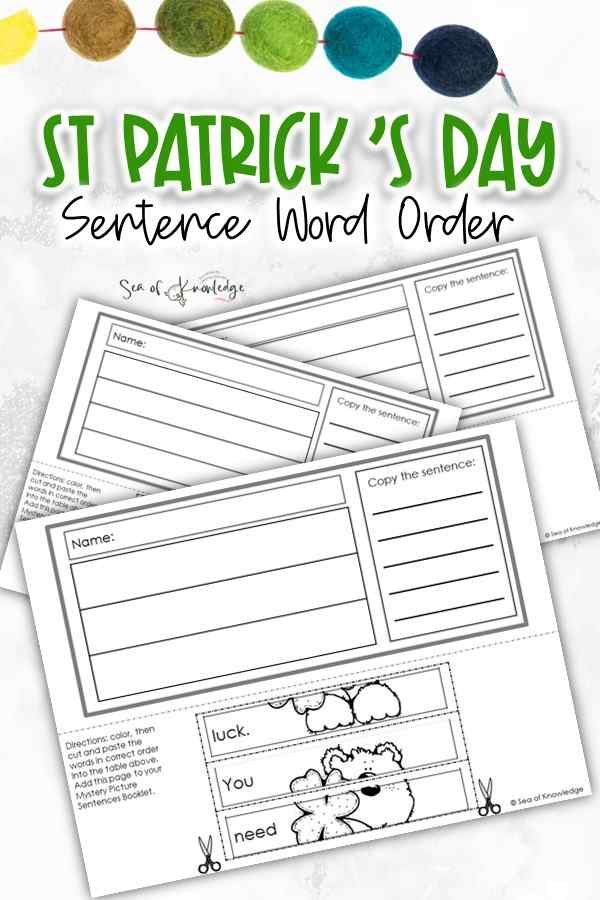 Sight words are essential building blocks in the process of learning to read. These St Patrick's Day sight words printables are great for language learners, kindergarten kids and more. 