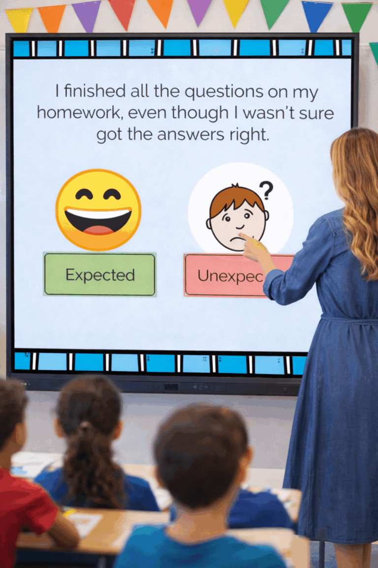 Expected Unexpected Behavior Activities and Printables