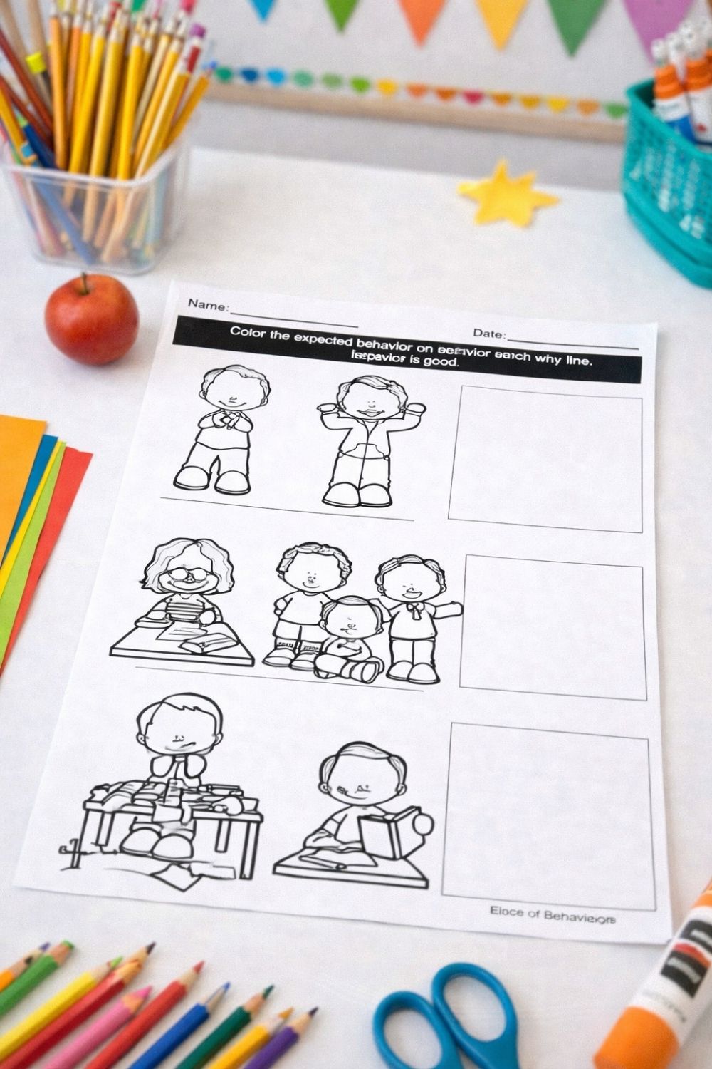 Expected Unexpected Behavior Activities and Printables