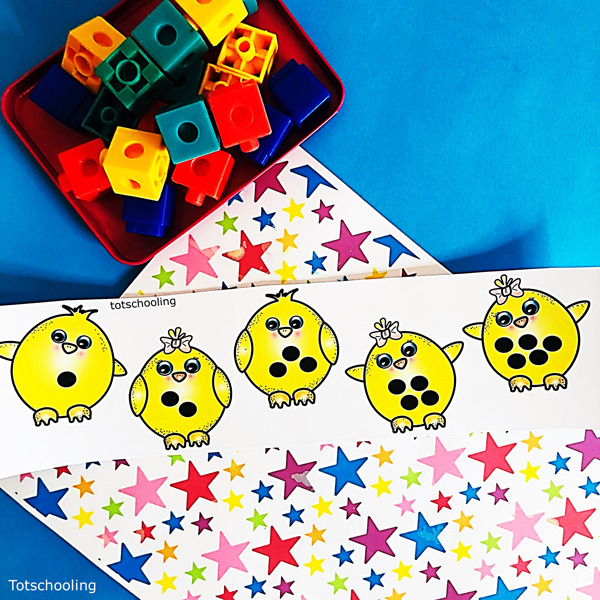 Easter counting game printable