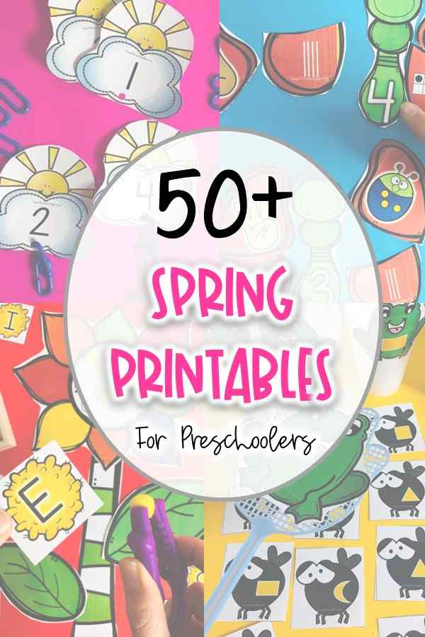 In this blog post, we'll explore 50+ great printable spring activities for preschoolers that parents and educators can use to teach and entertain and teach their children.