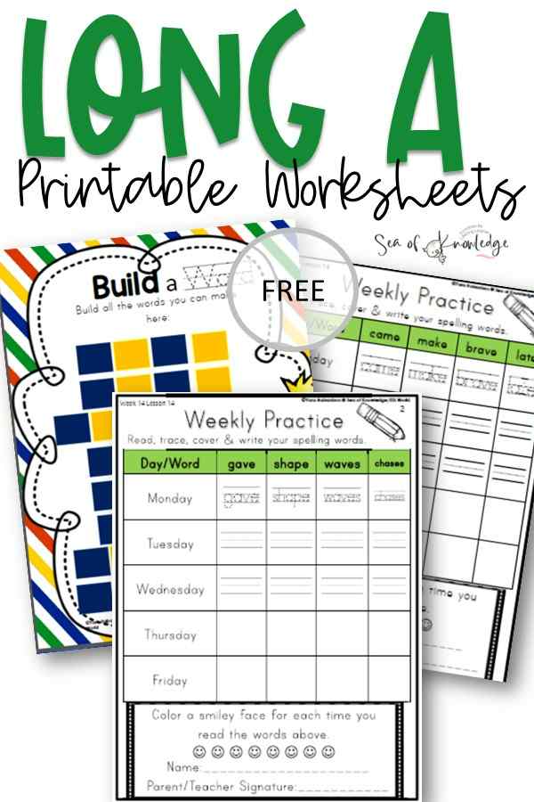 Teaching phonics is a fundamental aspect of developing strong reading and spelling skills in young learners. These long a sound words worksheet printables are so much fun. 