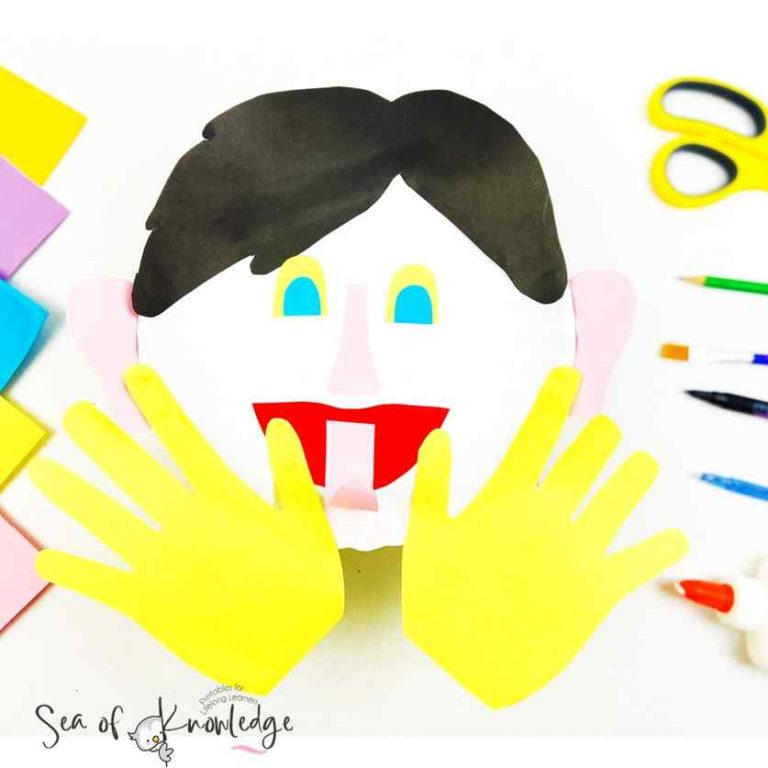 Five Senses Preschool Crafts [Step By Step Easy Craft with Download]