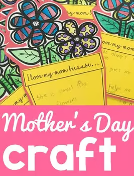 Such a fun Mother’s Day craft that combines handprints and fingerprints in one adorable flowerpot. Great for incorporating fine motor practice too!