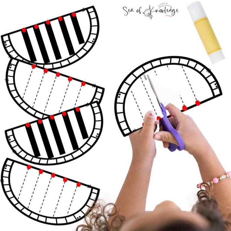 Preschool Cutting Pages Watermelon Themed Guided